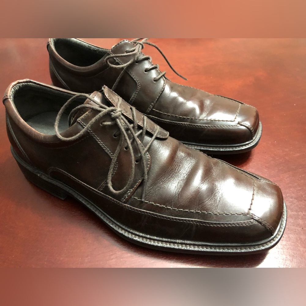 Johnston Murphy Gambrill Derby Men's Size 8M Brown Leather Shoes (20-2160)